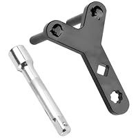 Werkzeug zum Entfernen von Querlenkern und Kugelgelenken, Y-förmiges Werkzeug zum Entfernen mit Elektrischer Schraubenschlüssel Verlängerungsstange, Querlenkerbuchse Kugelgelenkabzieher Hebelwerkzeug