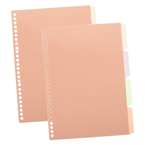 Intercalaires de carnet SECFOU amovibles pastel pour structurer vos cours