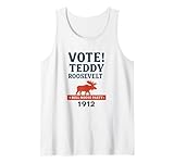 Vote Teddy Roosevelt Bull Moose Party Campaign Tank Top