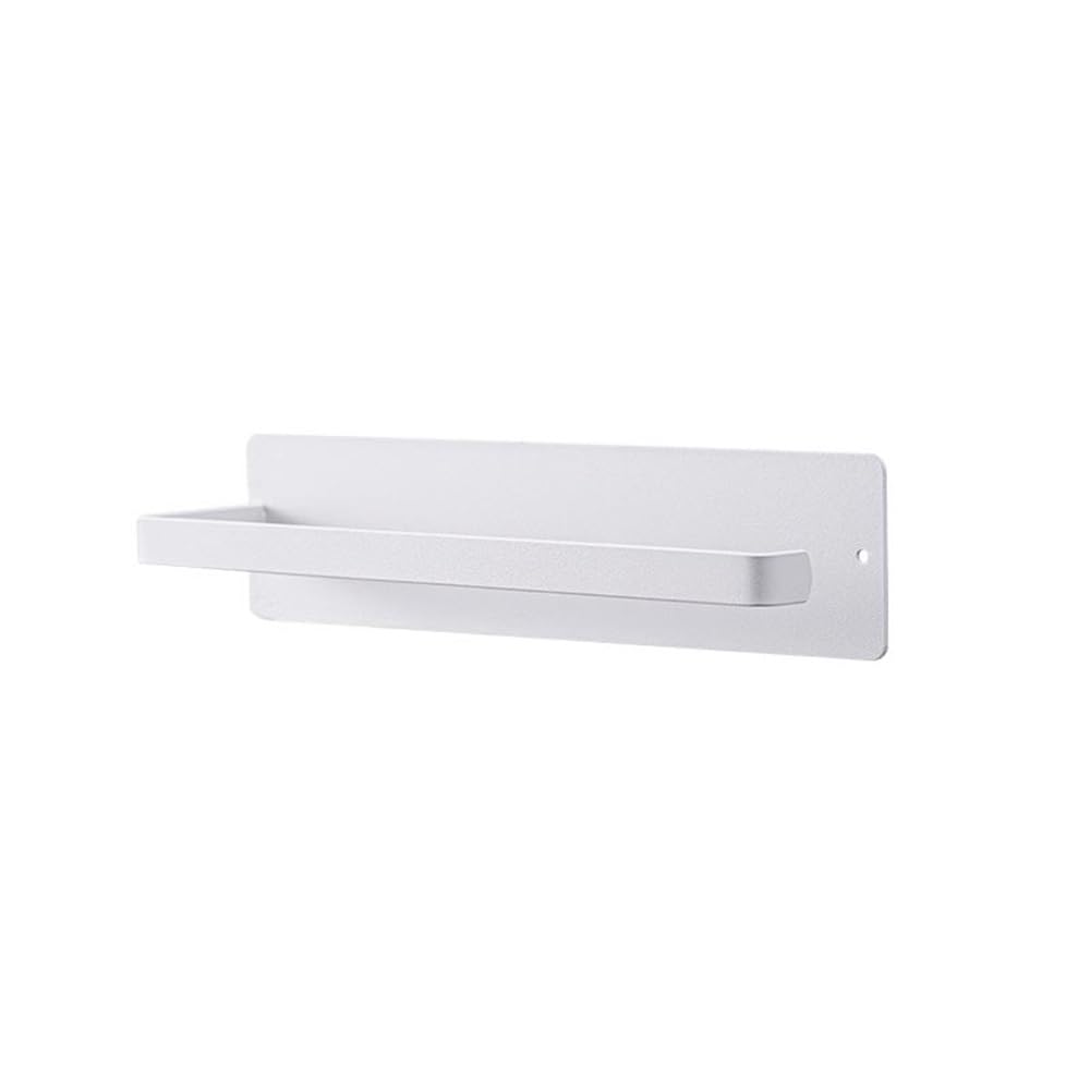 Paper Towel Rack Tissue Hanging Roll Holder Towel Paper Rack Wall-Mounted Under Cabinet for Kitchen or Pantry Kitchen Accessories(White)