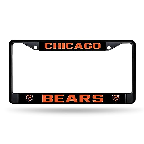 Rico Industries NFL Football Chicago Bears Black Chrome Frame with Printed Inserts 12
