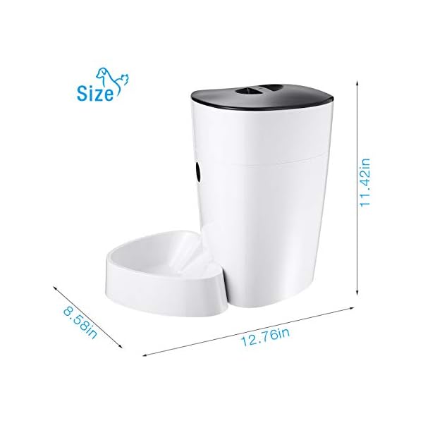 isYoung Automatic Cat Feeder, 4L Smart Pet Feeder for Cat & Dog 6