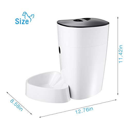 isYoung Automatic Cat Feeder, 4L Smart Pet Feeder for Cat & Dog 6
