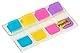 Post-it Haftstreifen Index Strong, Mini - 40 Haftstreifen 15.8 mm x 38.1 mm - Blau, Violett, Pink, Gelb - Zum Markieren, Hervorheben oder Farbcodieren wichtiger Informationen