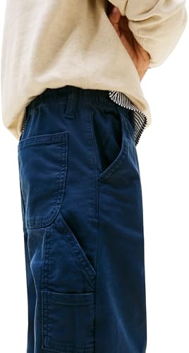 Pantalones Tommy Hilfiger infantiles casuales tipo worker con patrón Herringbone 4