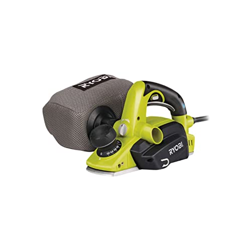 Pack RYOBI Rabot électrique EPN6082CHG - 600W - 82mm - Jeu de 2 fers jetables carbure - PB82A2