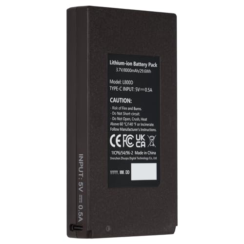 GardePro L800D Wiederaufladbarer 8000-mAh-Lithium-Akku für GardePro E6P E6PMB E8P E8PMB E8PWF X20PLMB X50PLMB Wildkamera Typ-C-Ladeanschluss