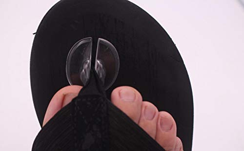 Ericotry FBA-HCZU49525 5Pairs Silicone Sandal Toe Protectors Non-Slip Flip-Flop Sandal Gel Toe Guards Cushions Thong Inserts Insoles Foot Pads thumb #2