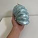 IAMUHI Women Fashion Acrylic Shell Shaped Clutch Luxury Evening Handbag Unique Chain Shoulder Bag Wedding Party Purses, Blue