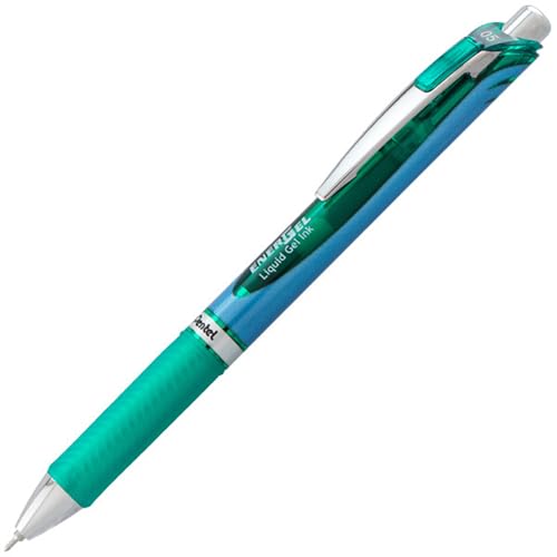 Pentel EnerGel 0.5mm punta fina con tinta verde 6 unidades miniatura 3