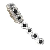 ABOOFAN Strassgürtel Mit Strassbändern Funkelndes Glitzerband Strassgürtel Für Kleidung Und Bastelprojekte