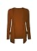 Ladies Women Boyfriend Open Cardigan Withc Pockets All Sizes (M/L (UK 12-14 US 8-10), Mocha)