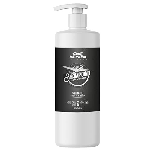 Shampooing Hairgum 900g cheveux barbe corps pour un soin global quotidien
