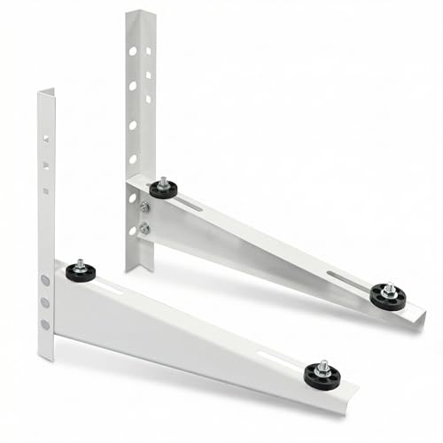 Mini Split Wall Mounting Bracket for 9000-18000 BTU Universal Air Conditioners Heat Pumps, Heavy Duty Support Bracket for Ductless, HVAC, Compressor, Holds Up to 330lbs