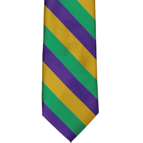 Image of tiemart Men's Striped Tie Standard Length