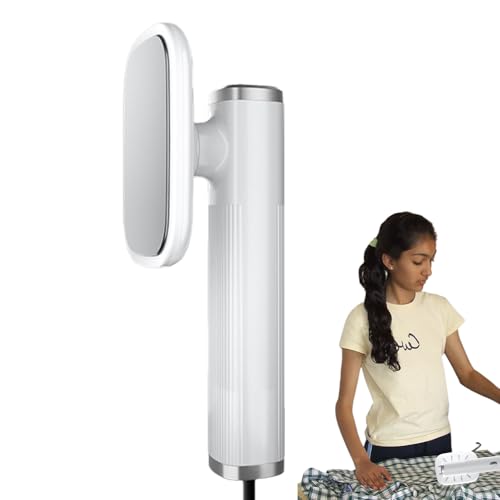 Vapor de ropa 2 en 1 sostenido a mano: máquina de planchar húmedo y seco para viajar | Casa en casa, 700W mini hierro de vapor con tela de calentamiento rápido, camisas y vestidos