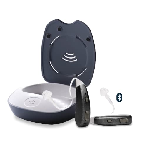 Lexie Lumen Otc Hearing Aid & Electronic Hearing Aid Dryer Bundle - Bluetooth Hearing Aid With Slim Tube For Invisible Fit And Smartphone Control - Includes Uv Light Hearing Aid Dryer (Metallic Black) #TOP14