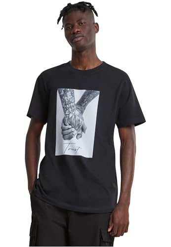 Mister Tee Camiseta Trust 2.0 tee para Hombre, Color Negro, Talla M