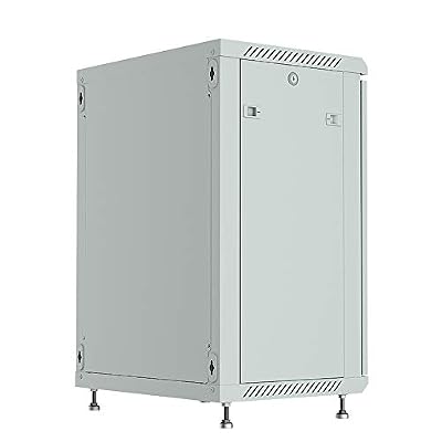 15U Wall Mount Server Rack Cabinet 19 Network Rack Enclosure, 24 Deep Data Rack Cabinet with Fan, PDU & Shelf for IT Equipment, Switches and Patch Panel