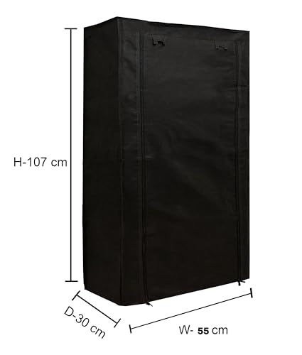 Image of Shoe Rack Cover for Home Only for 6-Layer Portable Foldable Shoe Stand Non Woven Zipper Fabric Cover