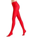 FALKE Damen Strumpfhose Matt Deluxe, Fein 30 DEN, 1 Stück, Rot (Lipstick 8000), S-M