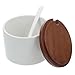 ABOOFAN Barattolo Condimenti con e Cucchiaio Contenitore per Spezie Multi per Cucina Organizzatore per e immagine