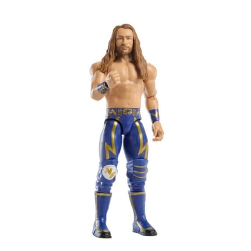 Figurine Nathan Frazer WWE Main Event 157 figurine articulée de catch bleu