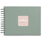 Hama Spiral-Album Fine Art, 24x17 cm, 50 schwarze Seiten, Salbei