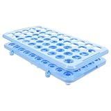 Cabilock 50trous Rack De Séchage Pour Tubes à Essai Support De Laboratoire Égouttoir Po...