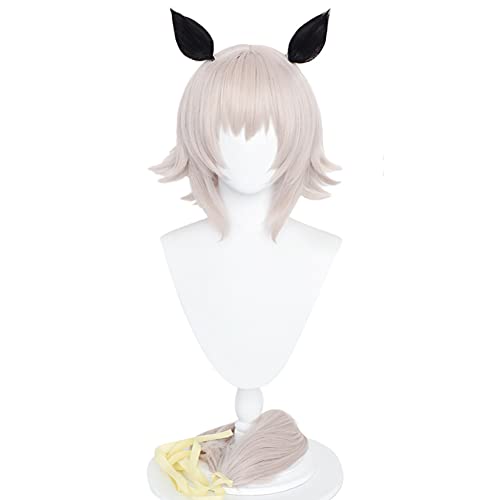 NoryNick ウマ娘 コスプレ カレンチャン コスプレ ウィッグ コスチューム ウィッグネット付き 耳としっぽ付き