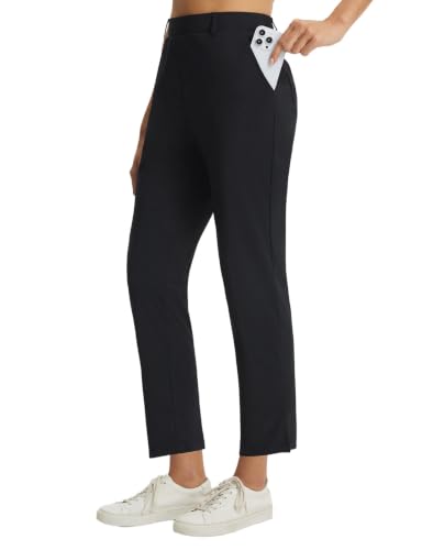 Image of baleaf Women's Golf Pants with Pockets for Work Travel Fit