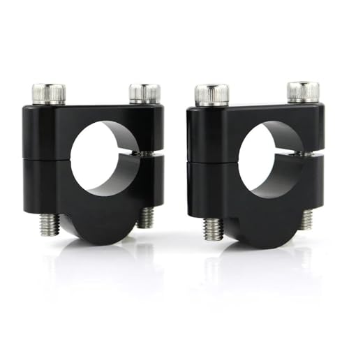 Lenkererhöhung 7/8" 22mm Lenkermontage Risers Klemme Für Triumph Für Street Triple 675 Für Trident Für Scrambler Für EFI Für Thunderbird Sport 900(Schwarz)