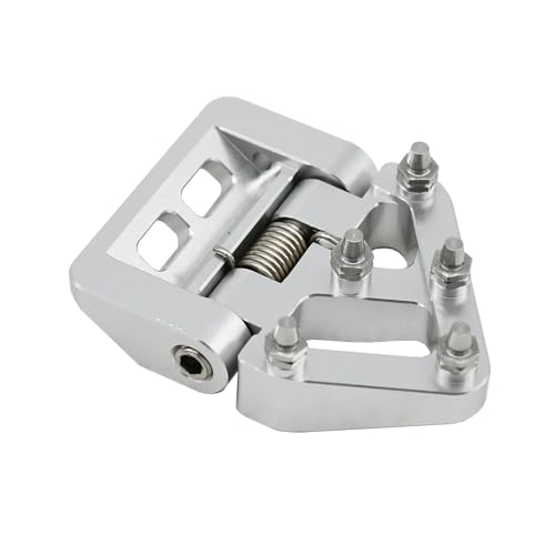 ブレーキディスクガード KT-M EXC EXCF XC XCF XCW SX SXF TPI 6D 125-500 2017-2023 オートバイ折りたたみ式リアブレーキペダルチッププレートに適合 リアブレーキディスクガード(Silver)