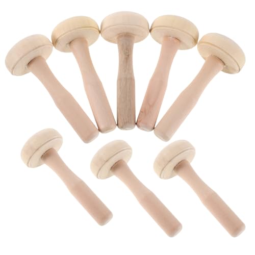 SMASOLO 8-Piece DIY Mushroom Carving Set Wood Printing Tools for Art Projects Stencil Painting Woodblock Engraving