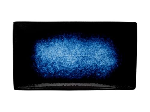 Maxwell & Williams Caviar Midnight Rectangular Platter 34.5x19.5cm