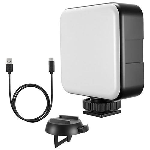 DOITOOL for Phone Clip Fill Light with Rechargeable Battery Ideal for Photography Live Streaming and More