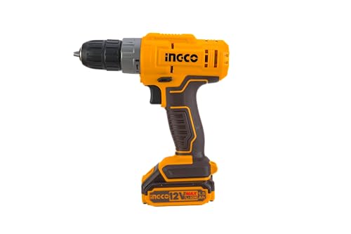 Image of INGCO Cordless Drill, 12V Cordless Drill, 20NM, 15+1 Torque Settings