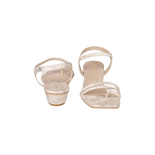 Image of Mochi Women Synthetic Leather Block Heel Fashion Sandal