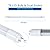 Sokply T8 T12 4FT LED Bulbs Light Tube Type A+B 18W 2250LM, F32T8/F40T12 LED Fluorescent Replacement, 6000K-6500K White Light, Plug and Play or Ballast Bypass, Dual-End, UL & DLC Listed(2 pcs)