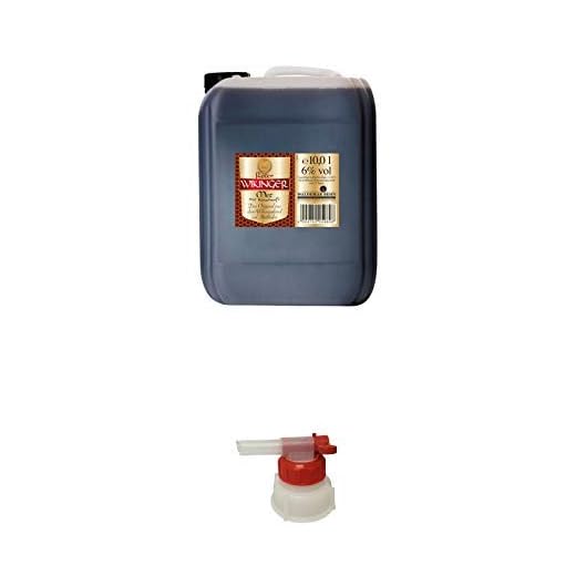 ROTER Wikinger Met 10 Liter Kanister + Pumpe für Wikinger Met Kanister