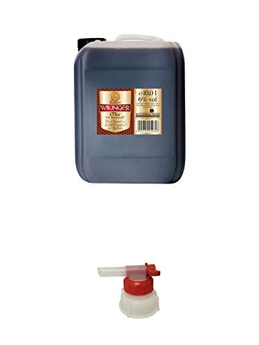 ROTER Wikinger Met 10 Liter Kanister + Pumpe für Wikinger Met Kanister