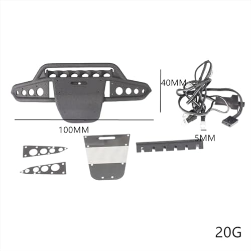 Modelo Accesorios para Automóviles RC TRX4M Parachoques con Luz LED 2