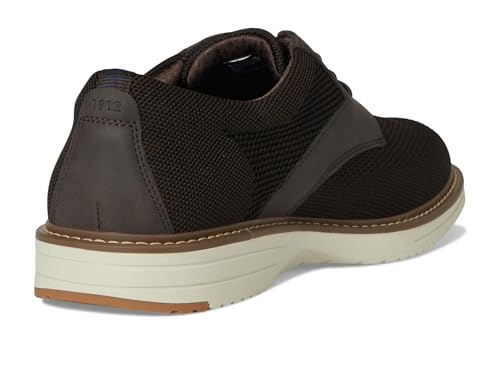 Image of Nunn Bush Mens Griff Plain Toe Knit Oxford Lightweight and Comfortable for Any Occasion Knit Lace Up
