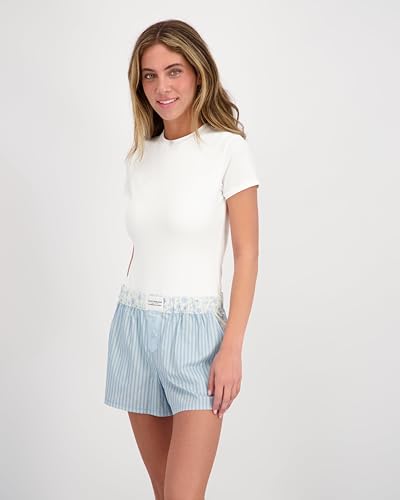 Image of Lucky Brand Women's Pajama Bottoms - Ultra-Soft 2 Pack Sleep and Lounge Sweat Shorts, Cortos de Pijama para Mujer