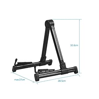 JHHDP Support de guitare électrique universel pliable pour basse électrique et acoustique Cadre en A Accessoires de… - Les Beatles, Paul McCartney, John Lennon, RIngo Starr, George Harrison JHHDP Support de guitare électrique universel pliable pour basse électrique et acoustique Cadre en A Accessoires de… – Image 2