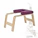 OIUYT Original Kissen für Meditationshocker, Inversionshocker für den Heimgebrauch mit verdickten Pu-Pads, Yoga-Hocker für Familie, Fitnessstudio, Fitness, Yoga-Inversionsstuhl,Lila