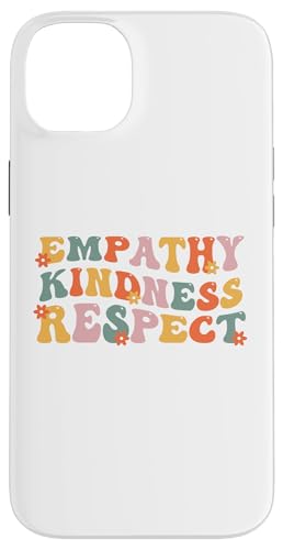 Empathy Kindness Respect Retro Wavy Hippie �X�}�z�P�[�X iPhone 14 Plus �p