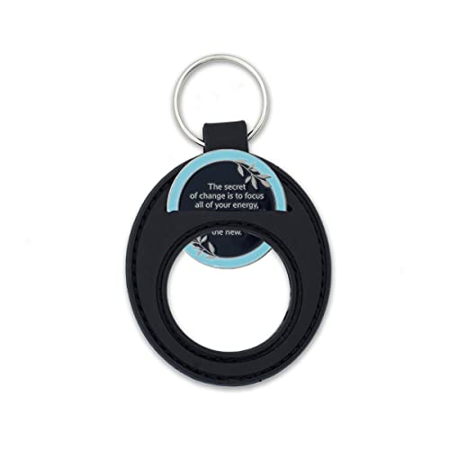 Blue Butterfly Chip Sobriedad con Llavero miniatura 2