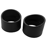 Eyepiece Cover FMHXG 1 Pair Black Rubber Eyepiece Covers Eyepiece Guards for 32-36mm Stereo Microscope for Protecting Eyes Eyeguards Eye Shields Protection