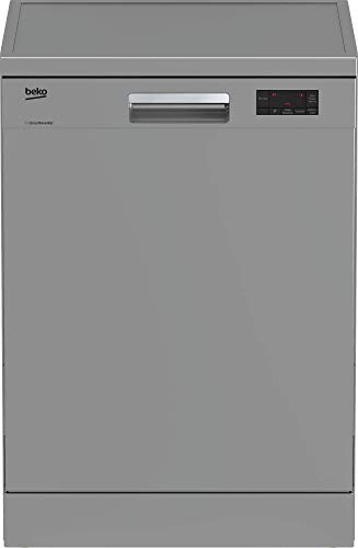 Beko DFN16430S Geschirrspüler Freistehend/A+++ / 237 kWh/Jahr/Schnell-Funktion/Halbe Beladung Funktion/Watersafe+ / Silber